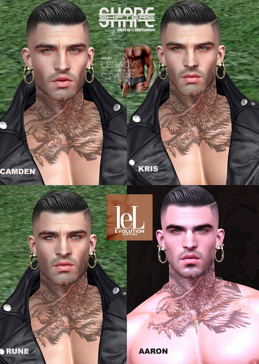 Second Life Marketplace - [SHAPEshifters] MORGAN SHAPE 4 EVOX RUNE.KRIS ...